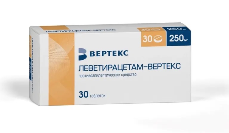 Леветирацетам тб п/о плен 250 мг N 30