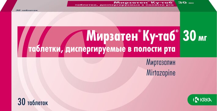 Мирзатен ку-таб таб дисперг 30мг N 30