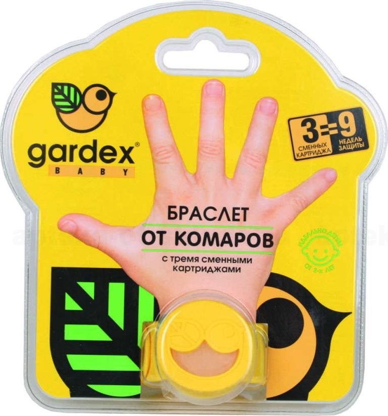 Gardex Baby браслет от комаров с 3мя смен картриджами от 2х лет