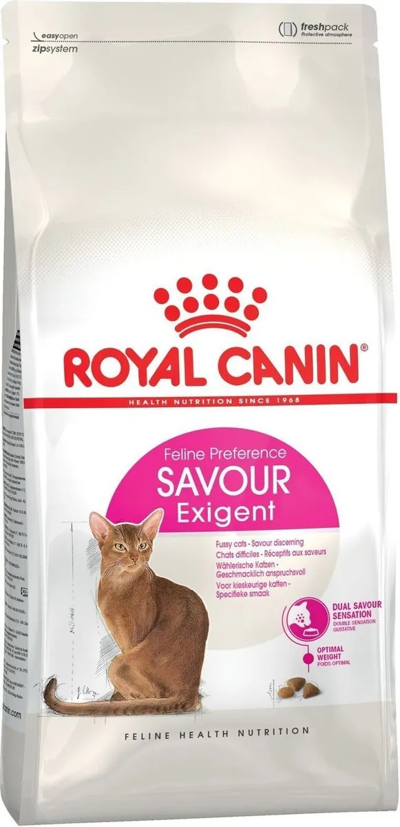 Корм для привередливых к вкусу кошек Royal canin savour exigent 2 кг