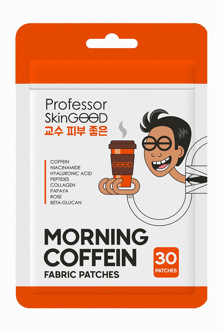 Professor SkinGOOD тканевые патчи с кофеином N 30