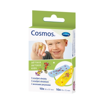 Пластырь Cosmos Kids детский 2 размера 16*57мм/19*72мм N 20