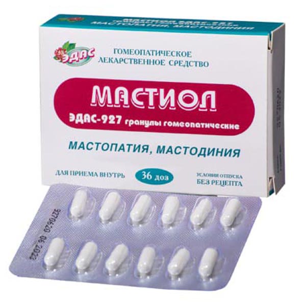 Мастиол ЭДАС- 927 гран /при мастопатии/ 36 доз