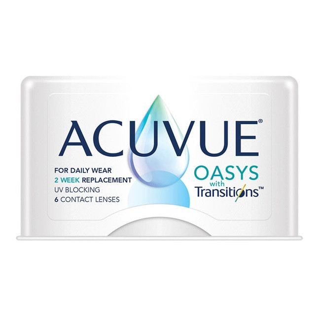 Линзы контактные Acuvue Oasys with Transitions 8.4/-5.50 N 6
