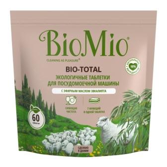 BioMio эко таблетки для посудомоечной машины с эфирным маслом эвкалипта 1200г N 60