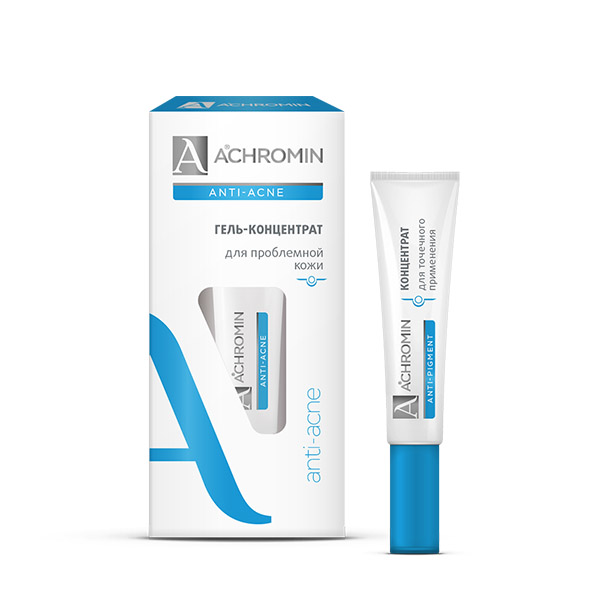 Achromin гель-концентрат(анти акне) для проблемной кожи 15мл