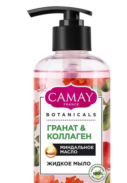 Camay Botanicals мыло жидкое цветы граната 280мл