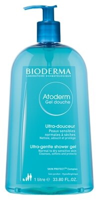 Bioderma Atoderm гель для душа для нормальной склонной к сухости кожи 1л