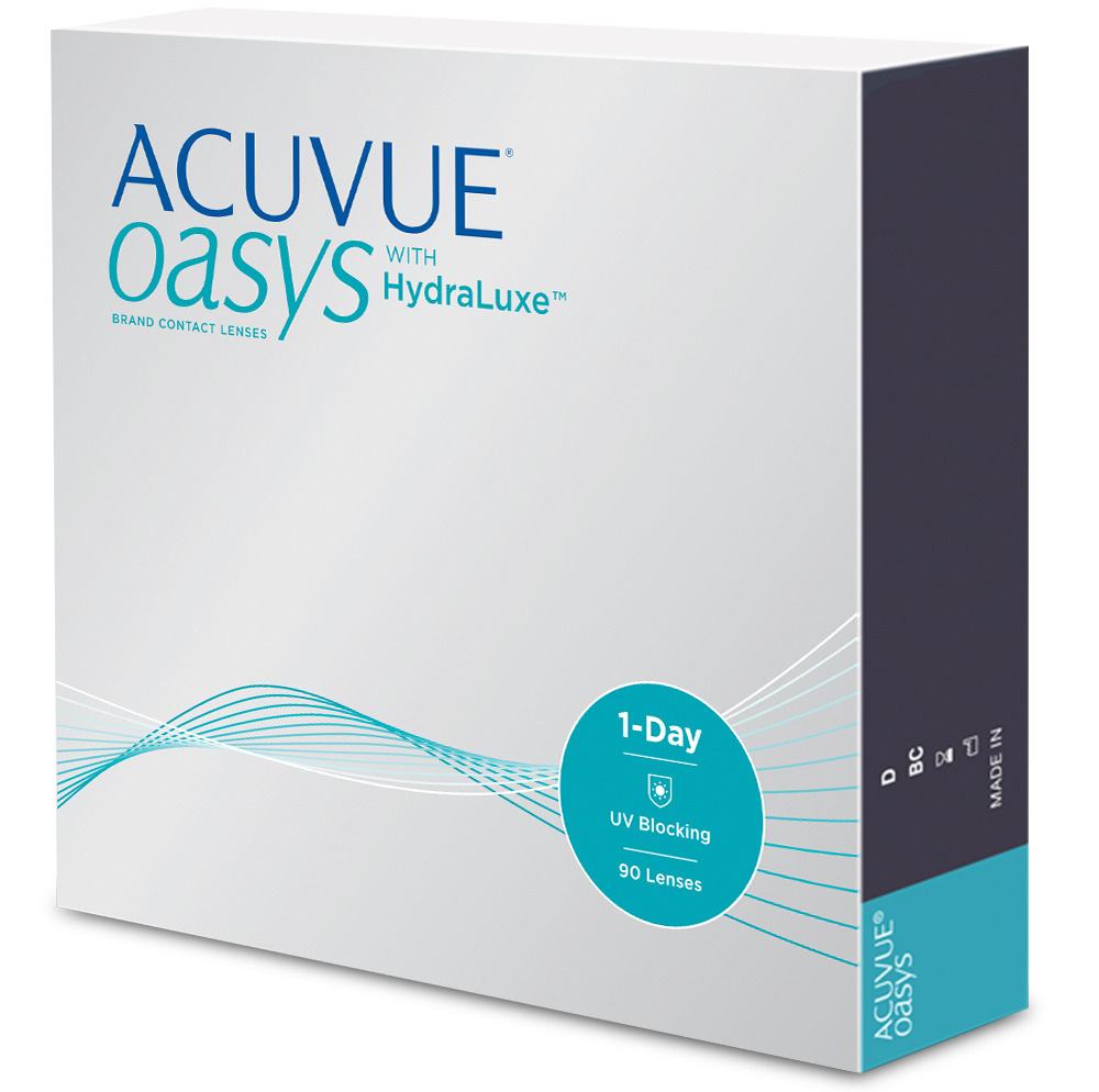 Линзы контактные 1 Day Acuvue OASYS with HydraLuxe 8.5/ -3.25  N 90