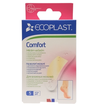 Ecoplast comfort пластырь для влажных мозолей 70х38мм N 5