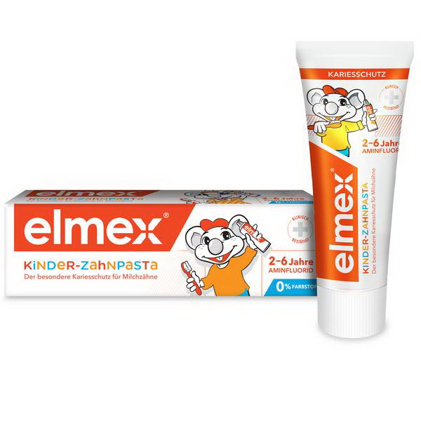 Colgate Elmex детская зубная паста с 1-го зуба и до 6 лет 50 мл