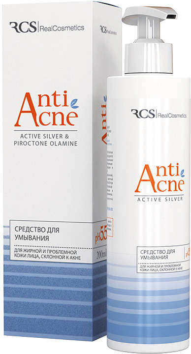 RCS Antiacne средство для умывания для комбинированной кожи склонной к акне 200мл