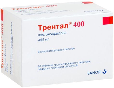 Трентал тб п/о 400 мг N 60