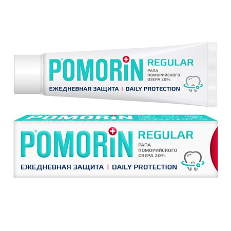 Pomorin Regular зубная паста ежедневная защита 100мл