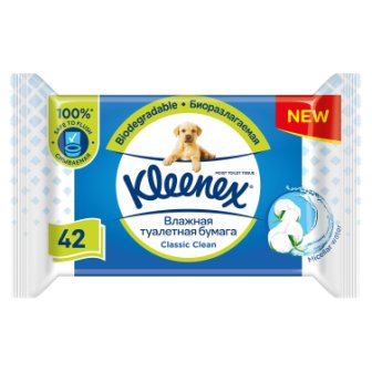 Kleenex Classic Clean влажная туалетная бумага N 42