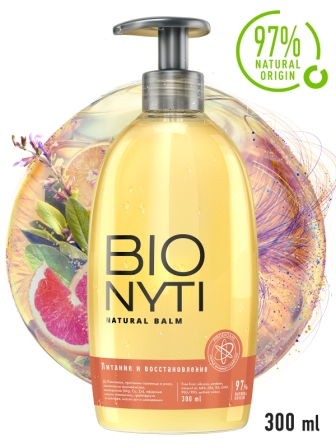 Bionyti бальзам для волос натуральный питание и восстановление 300мл