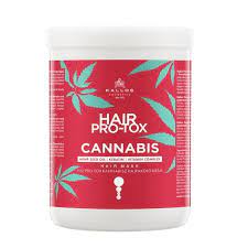 Kallos Pro-tox Cannabis маска для волос с маслом семян конопли/кератином/витаминным комплексом 1000мл