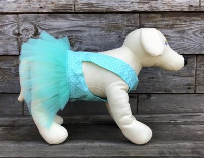 Платье для собак мятное настроение р.12