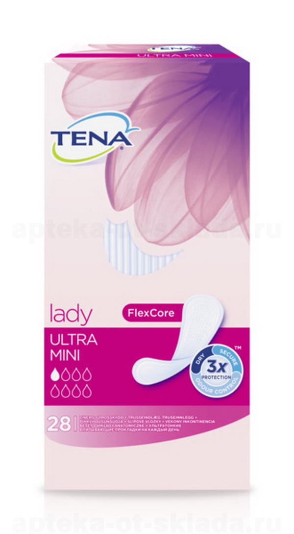 Прокладки Тена Lady ultra mini N 28