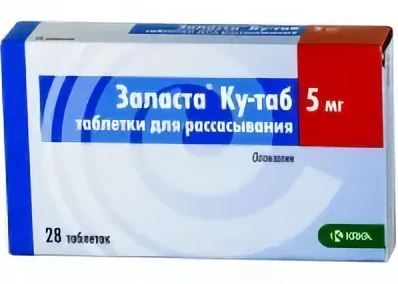 Заласта Ку-таб таблетки диспергируемые в полости рта 5мг N 28