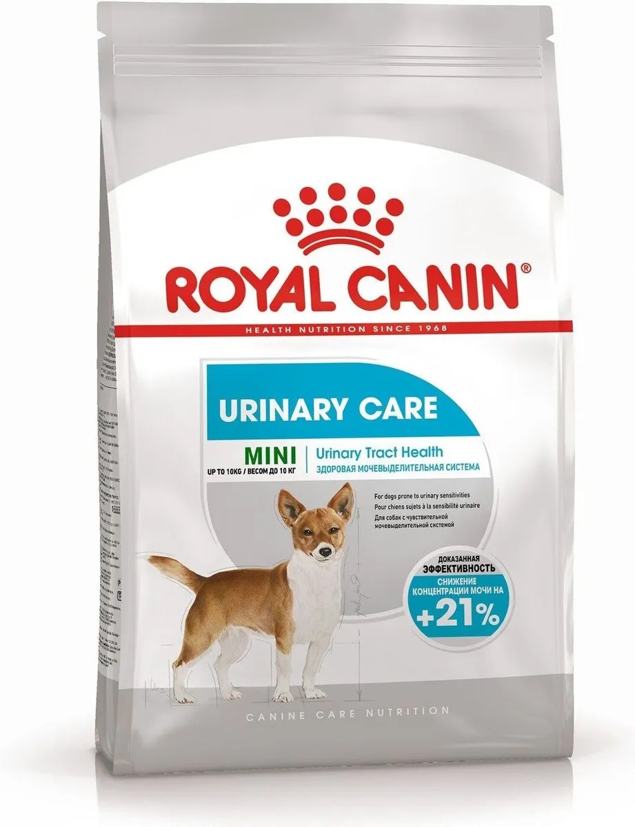 Корм для собак мелких пород для поддержания мочеполовой системы Royal canin mini urinary care 1 кг