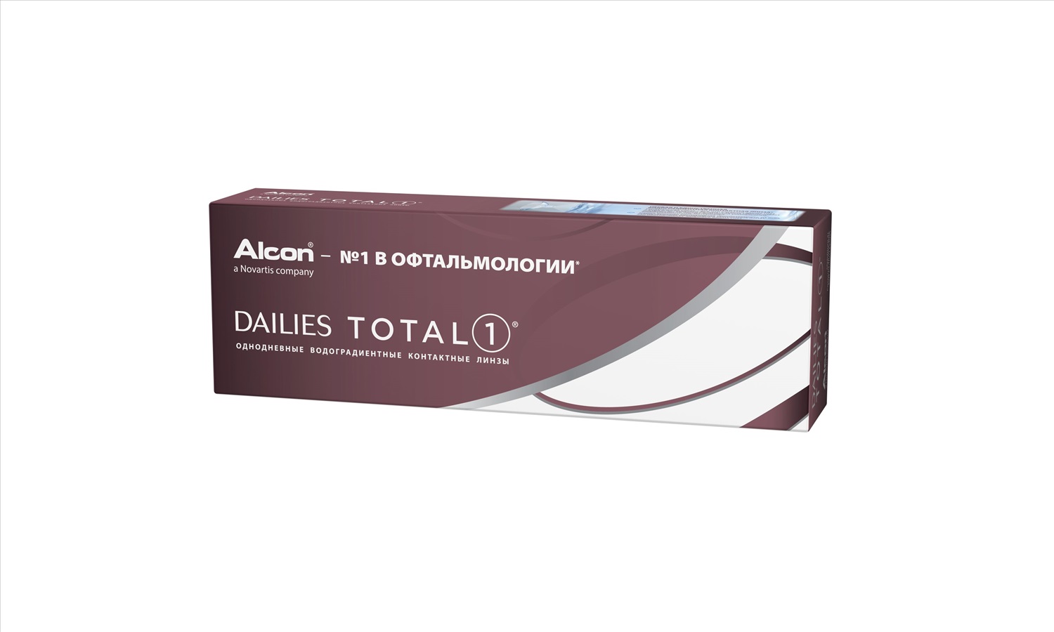 Alcon Dailies Total 1 однодневные контактные линзы D 14.1/R 8.5/ +3.00 N 30