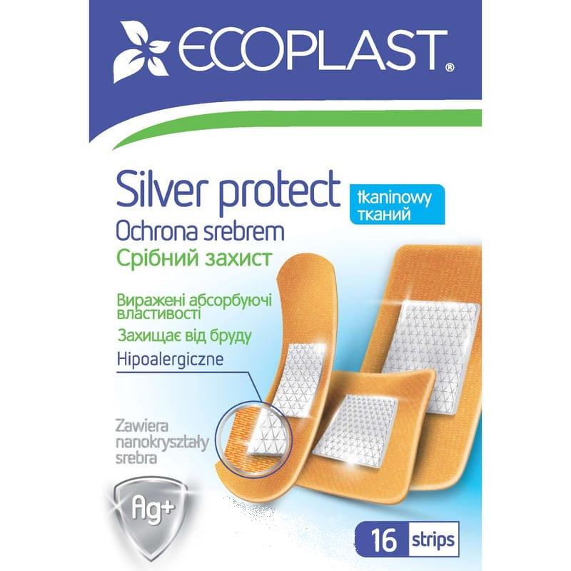 Ecoplast Silver protect пластыри медицинские набор 72*19мм/72*38мм/38*38мм тканый N 16