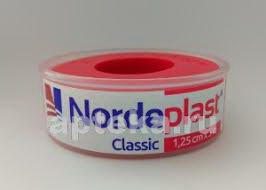 NordePlast Classic пластырь медицинский фиксирующий 1,25см*5м тканый