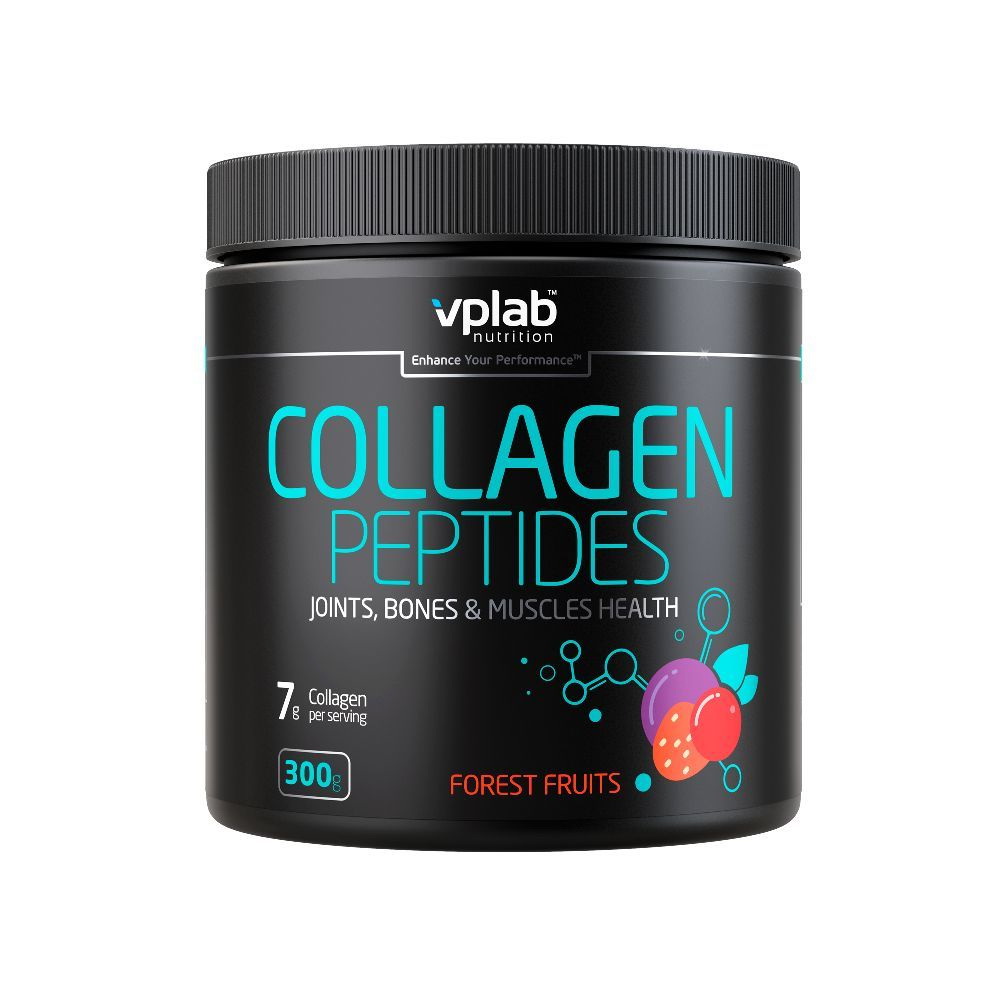 VpLab Collagen peptides порошок со вкусом лесных ягод 300 г