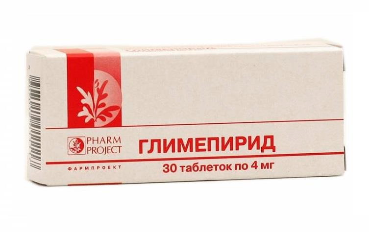 Глимепирид тб 4 мг N 30