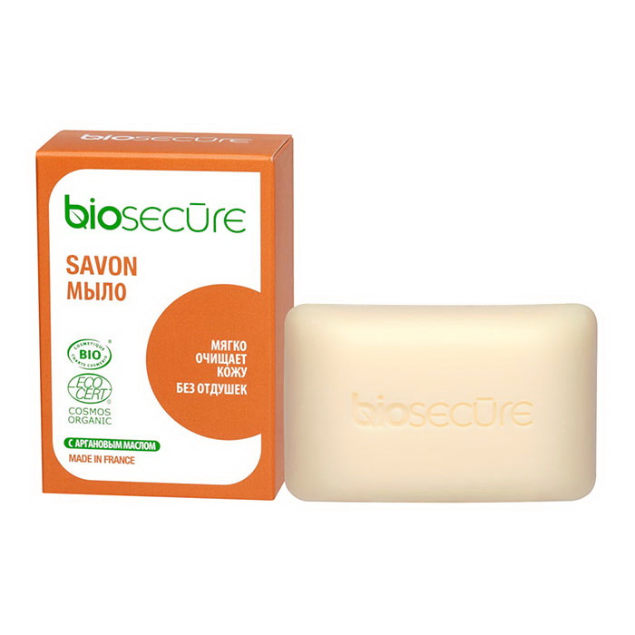 Biosecure мыло с аргановым маслом 100 г