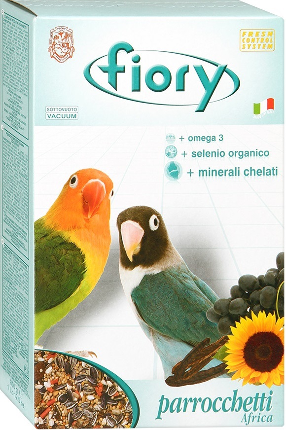 Корм для средних попугаев Fiory 800 г parrocchetti africa