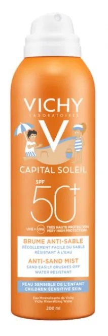 Vichy Capital soleil детский спрей-вуаль антипесок солнцезащитный SPF 50+ 200мл