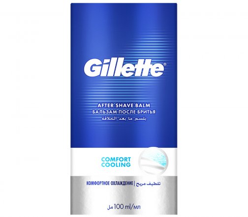 Gillette бальзам после бритья комфортное охлаждение 100мл