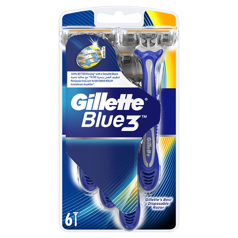 Gillette Blue3 comfort Бритва одноразовая 3 лезвия N 6