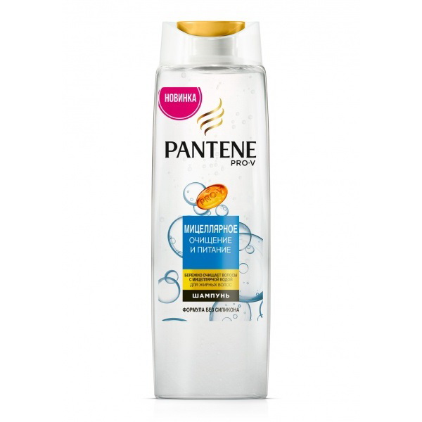 Pantene Pro-V шампунь Мицеллярное очищение и питание для жирных волос 400мл