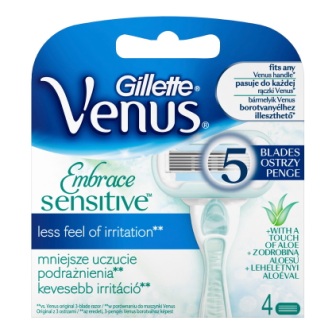 Gillette Venus Embrsce sensitive сменные кассеты N 4