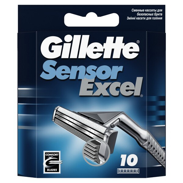 Gillette sensor excel сменные кассеты N 10