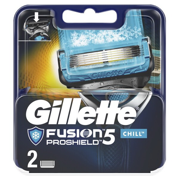 Gillette fusion proshield chill сменные кассеты N 2
