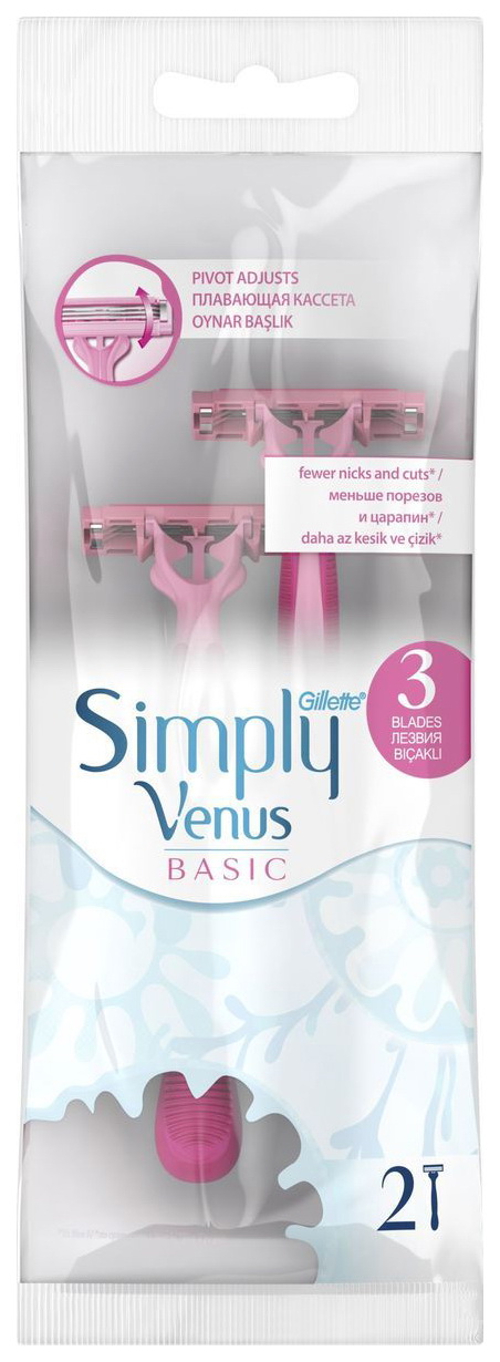 Gillette Venus simply basic станок одноразовый N 2