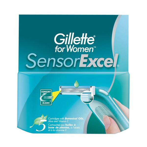 Gillette for women sensor excel сменные кассеты N 5