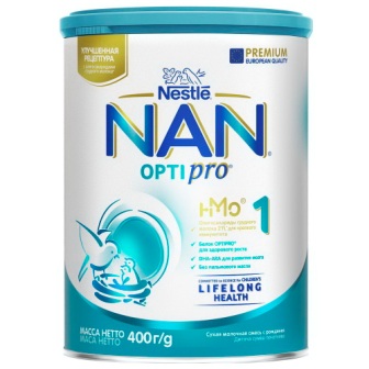 NAN-1 оптипро с рождения 400 г