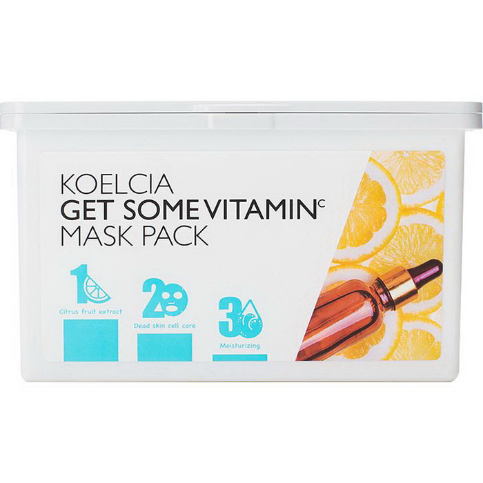 Koelcia тканевая маска д/лица с витамином С N 30