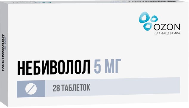 Небиволол Озон тб 5мг N 28