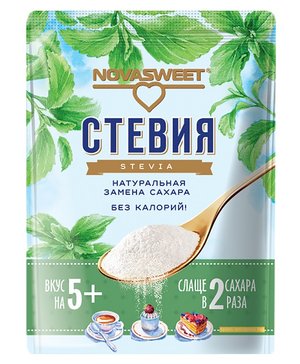 ЗАМЕНИТЕЛЬ САХАРА НОВАСВИТ 200Г СТЕВИЯ