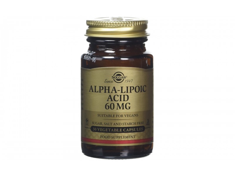 Солгар альфа-липоевая кислота 60 мг N 30