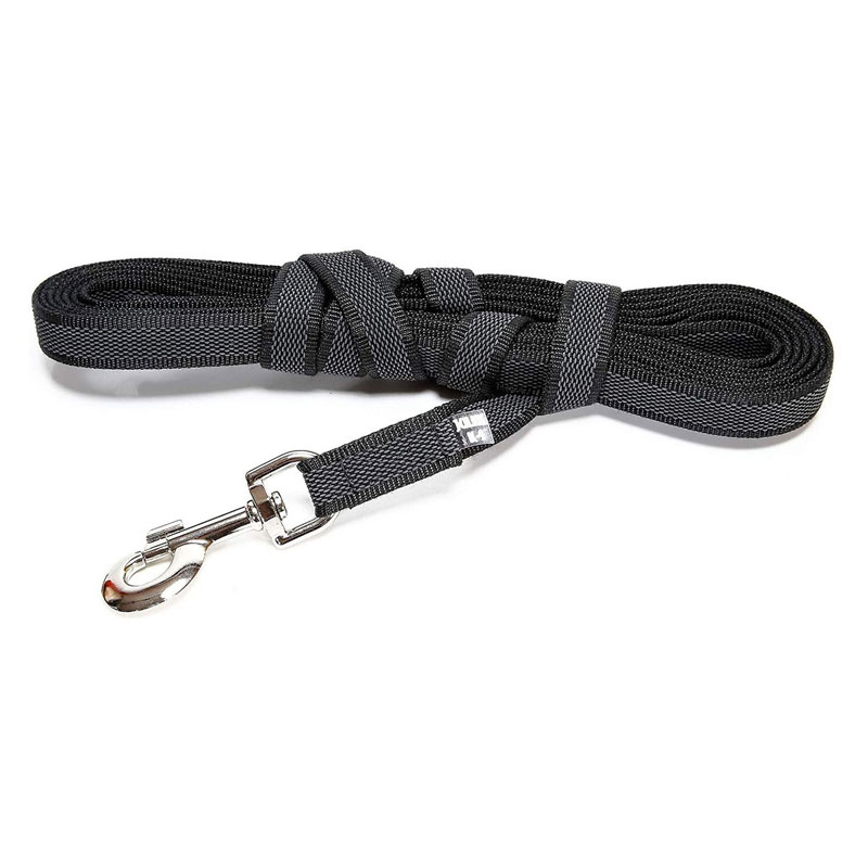 Поводок для собак черно-серый Julius-k9 color&gray super-grip с ручкой 2х300см до 50кг