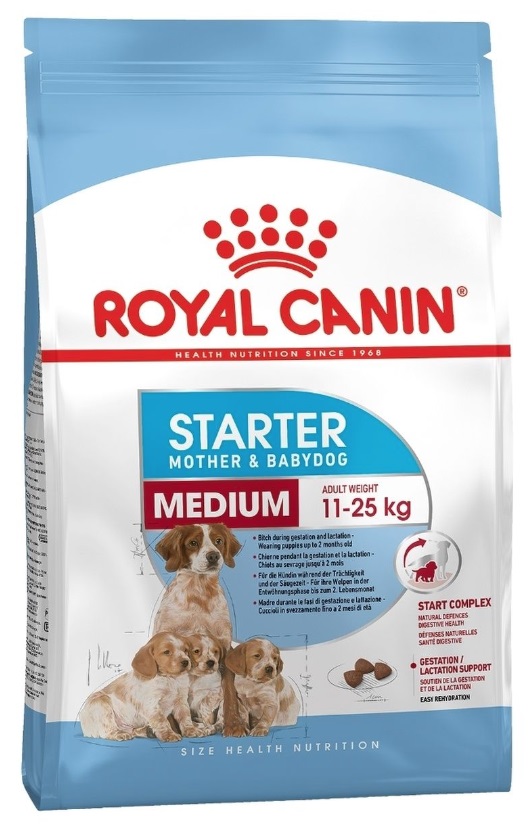 Корм для щенков средних пород Royal canin medium starter 4 кг