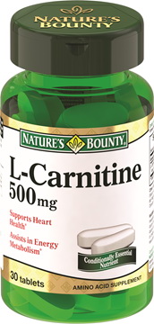 Natures Bounty L- карнитин тб 500 мг N 30