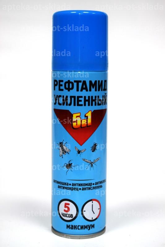 Рефтамид Экстра максимум усиленный 5 в 1 от кровососущих насекомых аэрозоль 150